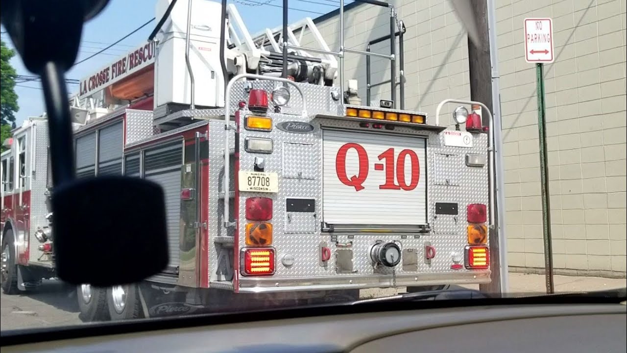 A Ambulance and a the La Crosse Fire Department YouTube