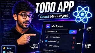 Todo App — Learning React with mini Project 