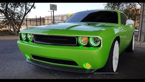 APEX CUSTOMS // ORACLE LIGHTING // ColorSHIFT® 2.0 on a DODGE CHALLENGER R/T - Colo