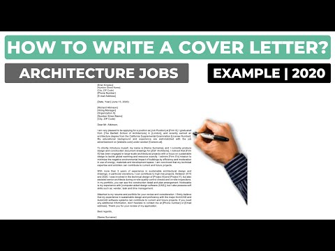 How To Write A Cover Letter For Architecture Jobs? | Examples