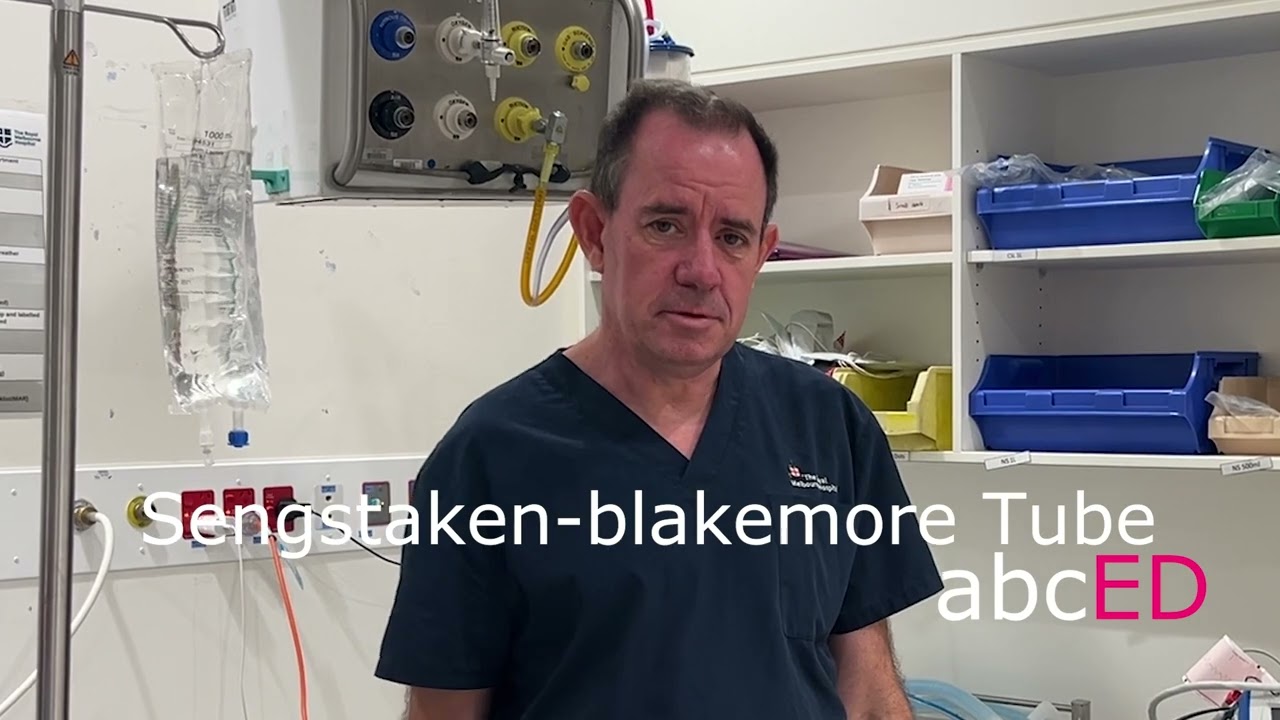sengstaken blackmore tube insertion