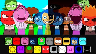 Incredibox Sprunki: Joy & Anger & anxiety & Disgust & more in Sprunki inside out 2 on Incredibox