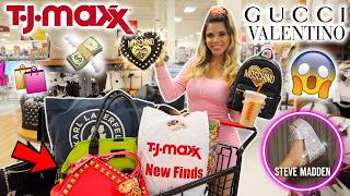 LUXURY DESIGNER SHOPPING SPREE at TJ Maxx! NEW * Gucci, Valentino, Moschino Shop With Me Haul ✨