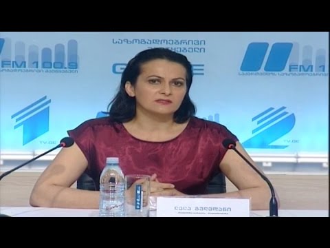 საზოგადოებრი მაუწყებლის პრესცენტრი - \"დევნილთა პარტია\"