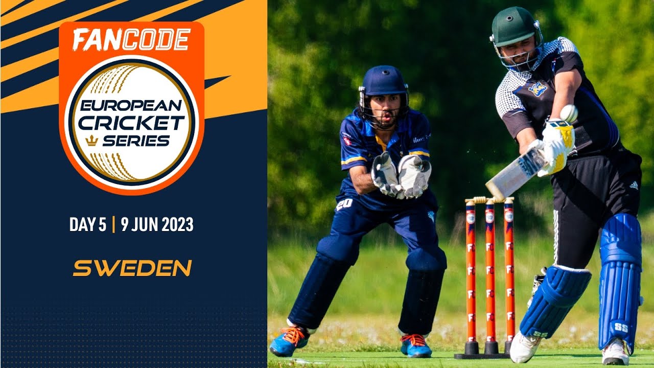 🔴 FanCode ECS Sweden, 2023 Day 5 T10 Live Cricket European Cricket