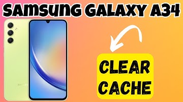 How to Clear Cache || Delete Junk Files Samsung Galaxy A34 {SM-A346E}