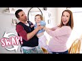 Husband and Pregnant Wife Swap Roles for 24 HOURS!