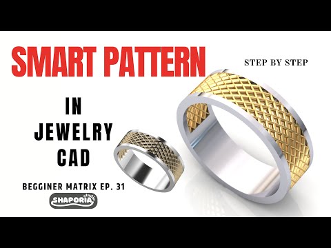 How to Use Smart Pattern in Matrix | Jewelry CAD Tutorial