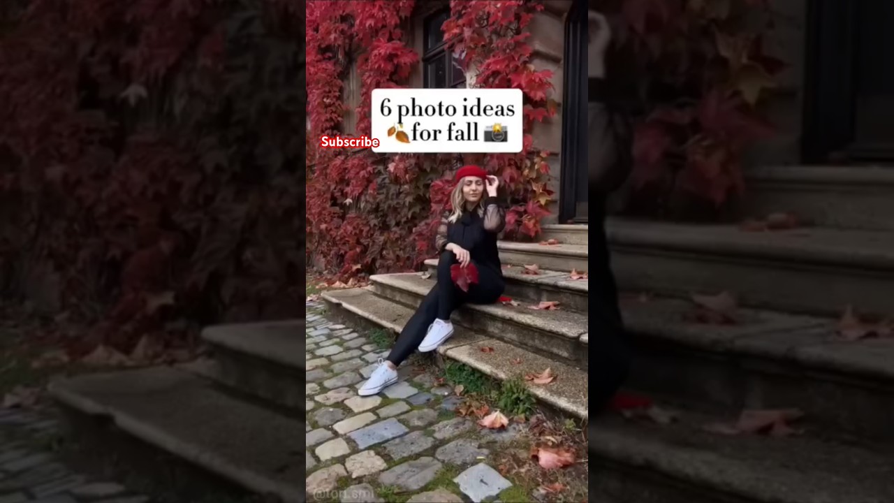 6 photo ideas 🍂🍁 for fall📸