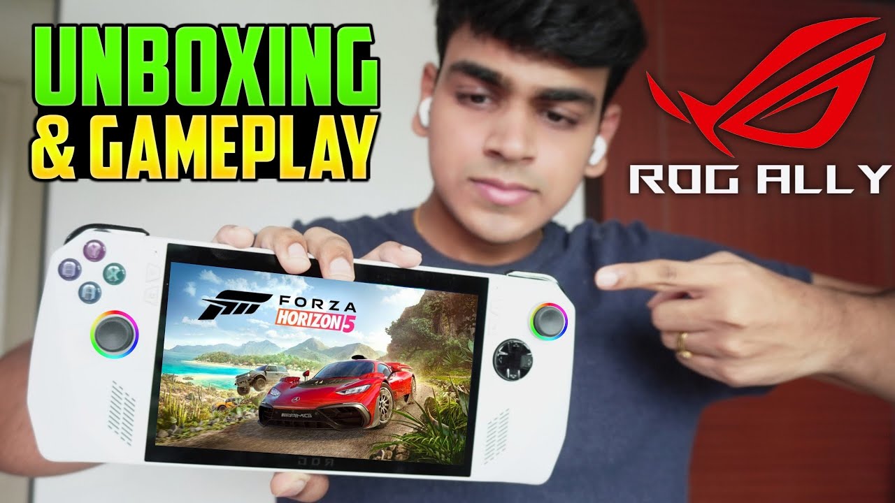 ASUS ROG ALLY Unboxing/Setup & Gameplay Test (New Variant) - YouTube