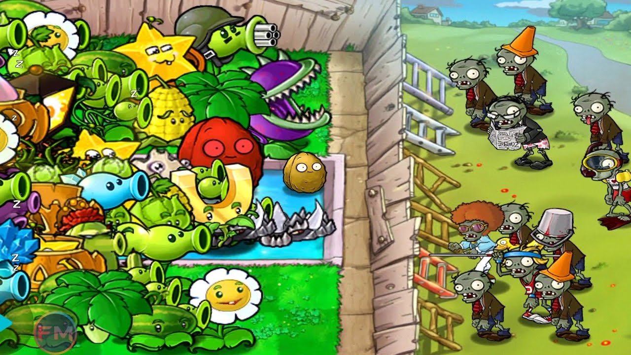 Plants Vs Zombies | Gameplay Survival day | PvZ mod menu Ep 011