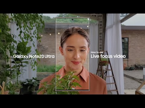 Video: Ano ang Samsung live focus?
