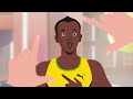 Dfil de mode readyprint avec usain bolt et epson