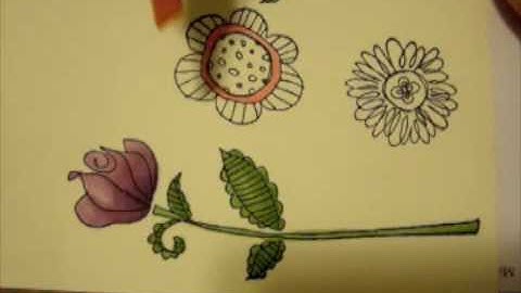 Coloring Flowers with Copic Markers