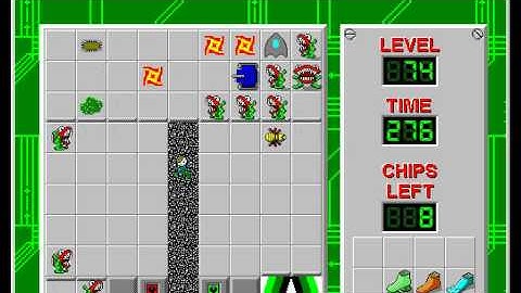 CCLP2 level 74 solution - 253 seconds