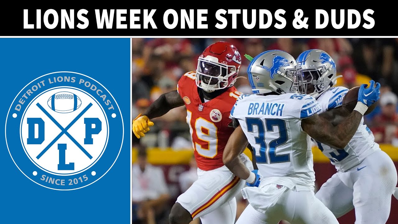 Quick Hits: Detroit Lions Week One Studs and Duds