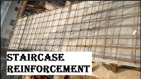 Staircases Reinforcement  Building construction part-14 || watch #civiltechconstruction