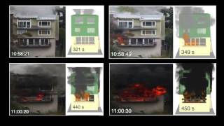 Simulation of a Fire in a Hillside Residential Structure  San Francisco