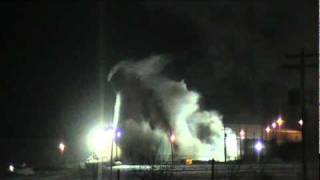 Flin Flon's Historic North Main Headframe Imploded