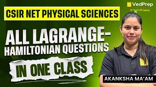 CSIR NET Physical Sciences 🔥 All Lagrangian & Hamiltonian Questions in One Class | PYQs+JRF Strategy