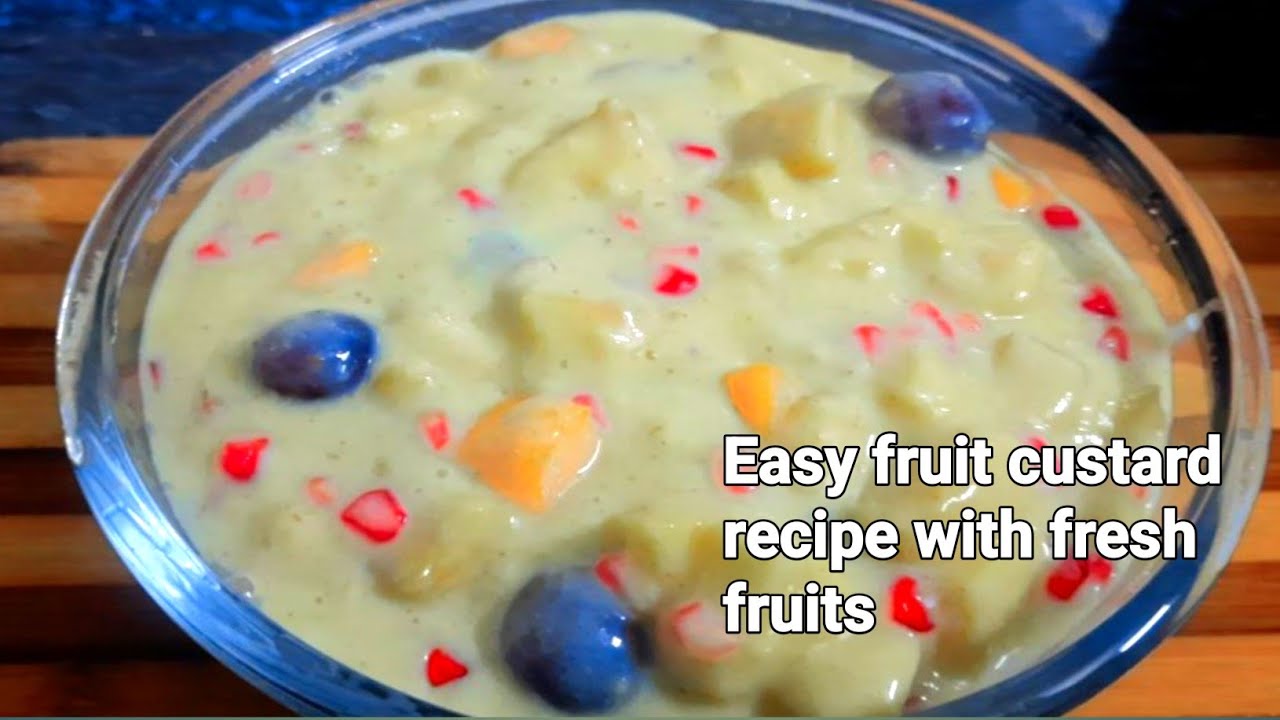 Quick And Easy Fruit Custard Recipe For Dessert How To Make Fruit fruit-custard-how-to-made-fruit-custard-at-home-youtubeshort-youtube