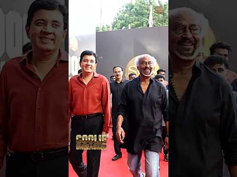 ‘Arangam Adhirattumey, ’ gets real as Superstar Rajinikanth makes his entry!🌟😎 #CoolieUnleashed ✨