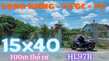 MS569 Bán đất mặt tiền HL97B ấp Hưng Hoà xã Long Hưng thị xã Gò Công TG