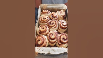 Sourdough Cinnamon Roll #summeronshorts #cinnamonrolls #sourdough