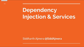 Angular Training Part 4 - Introduction to Dependency Injection and Services