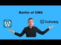 The battle of CMS WordPress vs GoDaddy Website Builder