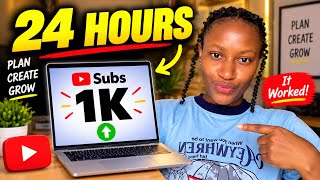 GET 1000 SUBSCRIBERS IN 24 Hours - Use This New Strategy 