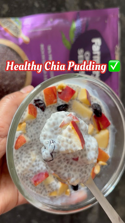 Chia Pudding for Weight loss #shortsfeed #shorts  #chiaseedsforweightloss