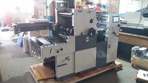 SINGLE COLOR OFFSET PRINTING MACHINE WITH NP AUTO MODEL WITH TOUCH SCREEN PRINTING TRIAL ZONGRUI