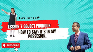 LEARN SINDHI | OBJECTIVE PRONOUN | "IT