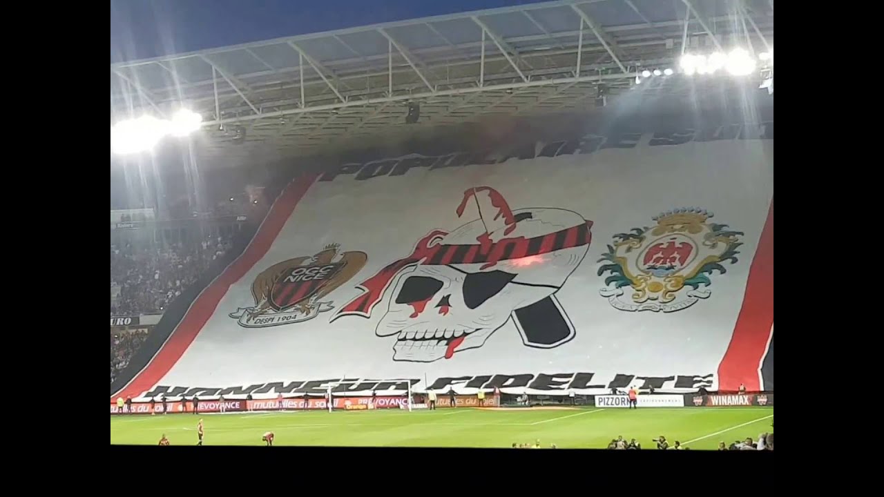 Nice-St Etienne-Nissa La Bella-Tifos