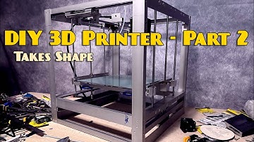 Frame + Z Axis + Heated Bed – DIY 3D Printer