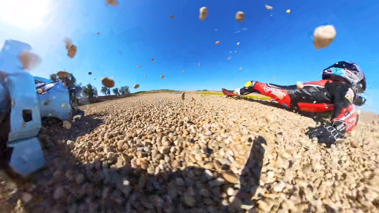CRASH!! Tibor Erik Varga 47 Cartagena Onboard