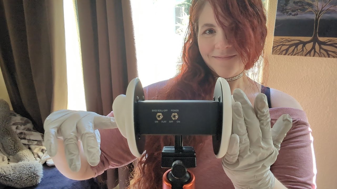 ASMR - Intense Finger Ear Cleaning and Touching - Gloves, No Talking