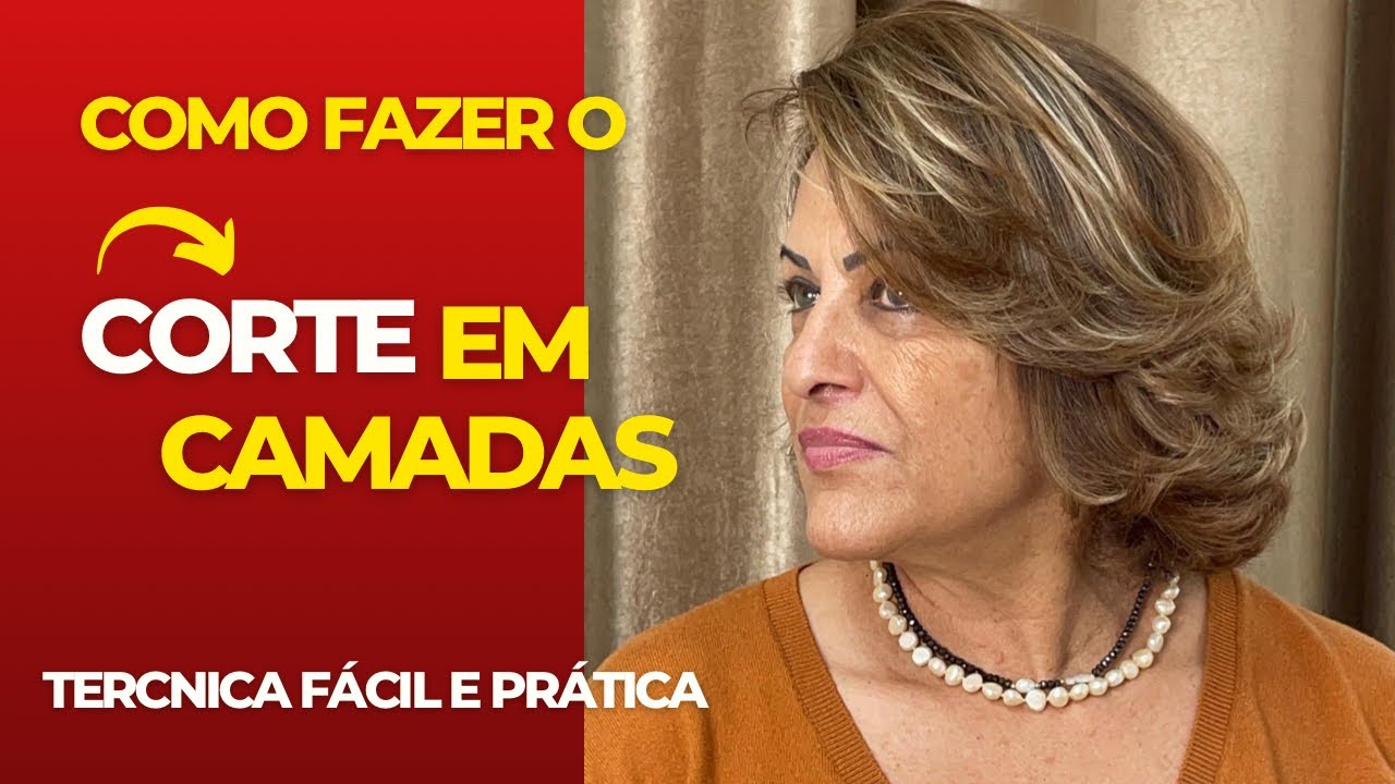 Corte Medio Em Camadas  Com Franja Lateral