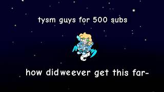 Wait I’m at 500!?