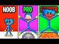 NOOB vs PRO vs HACKER In HUGGY STRETCH!? (ALL LEVELS!)