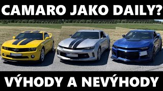 5 PRO a PROTI: Každodenní jezdění s Chevroletem Camaro