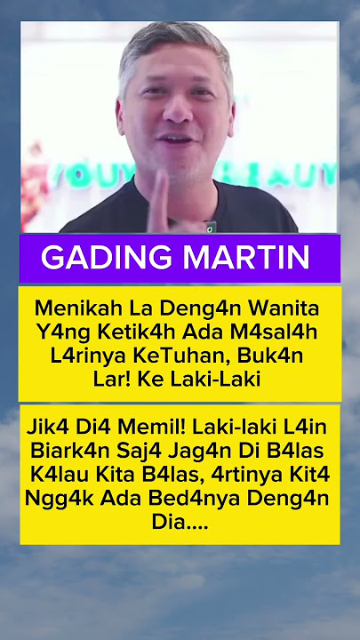 Kata-kata Gading Marten #jalanyangjauhjanganlupapulang