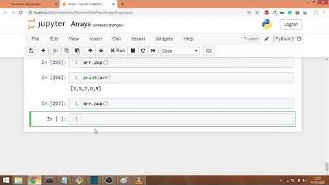 Dynamic Array Implementation in Python Part 8 | Pop and Clear