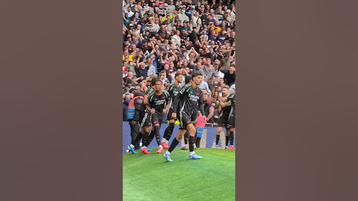 GABRIEL'S TOWERING HEADER VS TOTTENHAM!