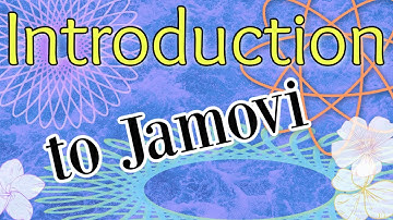 Intro to Jamovi