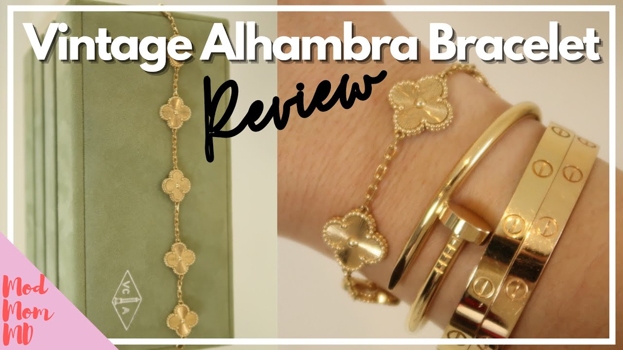 REAL vs. FAKE] VCA Vintage Alhambra Bracelet - Comparing SUPER-FAKE to  Genuine
