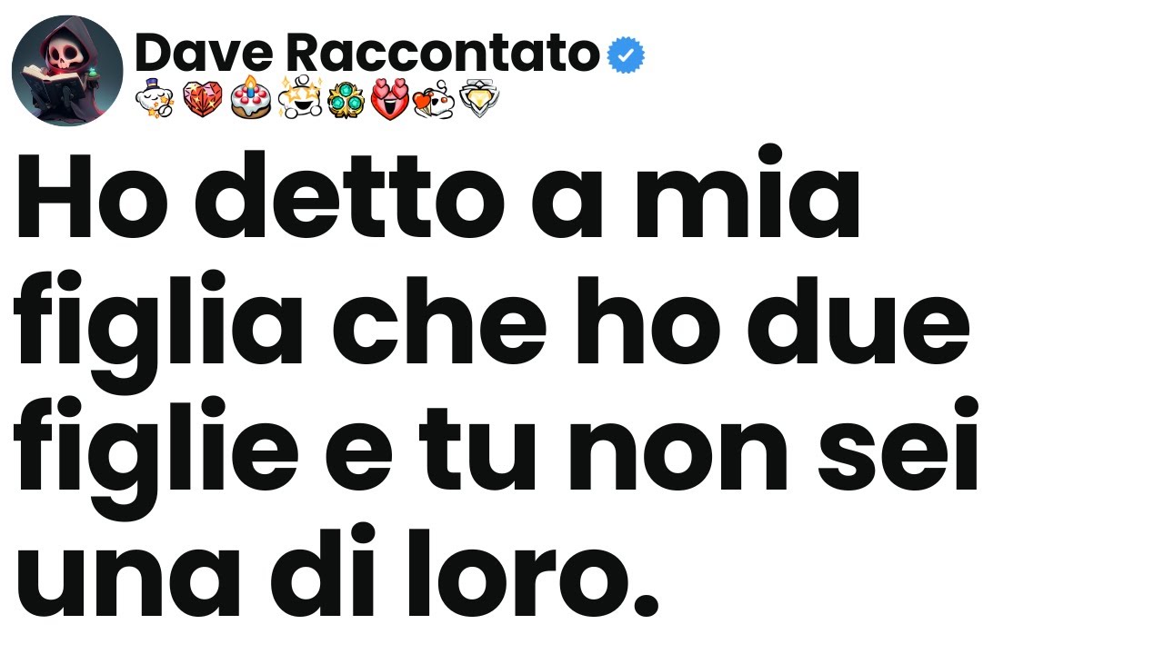 [Episodio completo] Ho detto a mia figlia che ho due figlie e tu non sei una di loro.