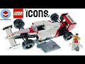 LEGO Icons 2024 – McLaren MP4/4 &amp; Ayrton Senna – LEGO 10330 Speed Build Review