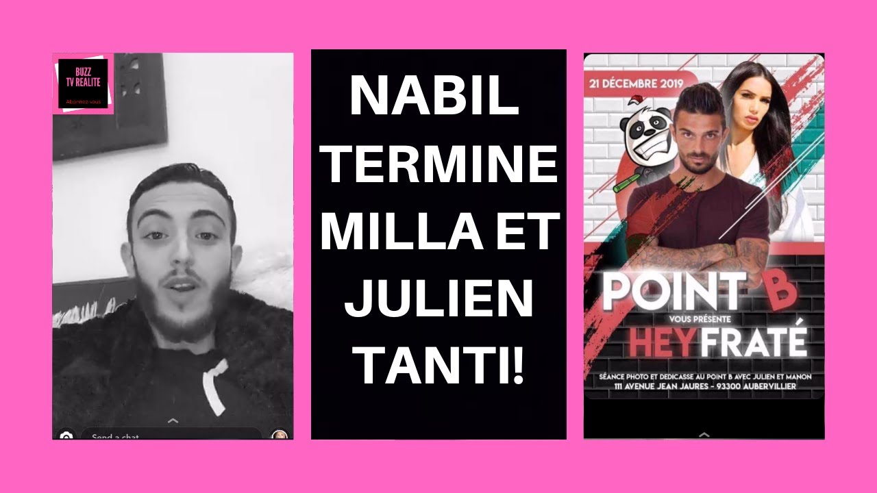 NABIL TERMINE MILLA ET JULIEN TANTI!